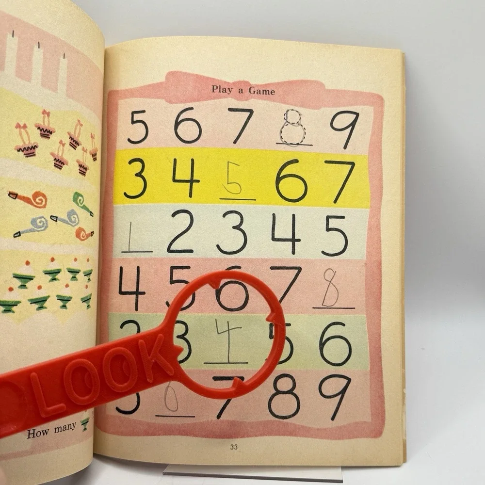 Happy Helper Count Color Play‎ Preschool Math Workbook ** Some Writing